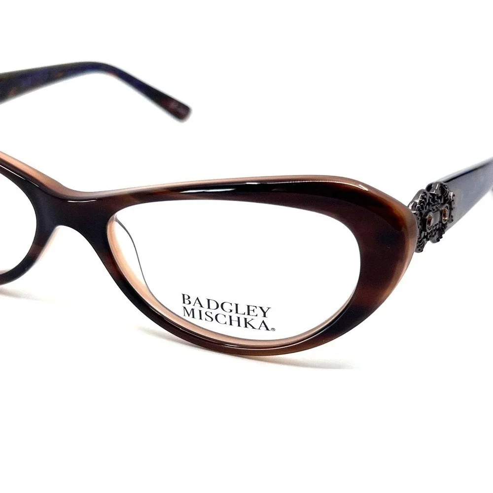 NEW!!! BADGLEY MISCHKA Eyeglasses Juliet BRN Authentic